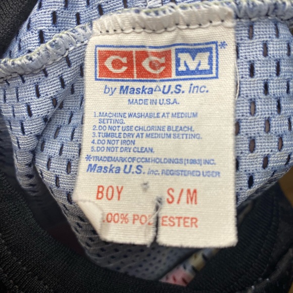 Chicago Blackhawks CCM Vintage Hockey Jersey Youth Boys Small - Picture 5 of 7